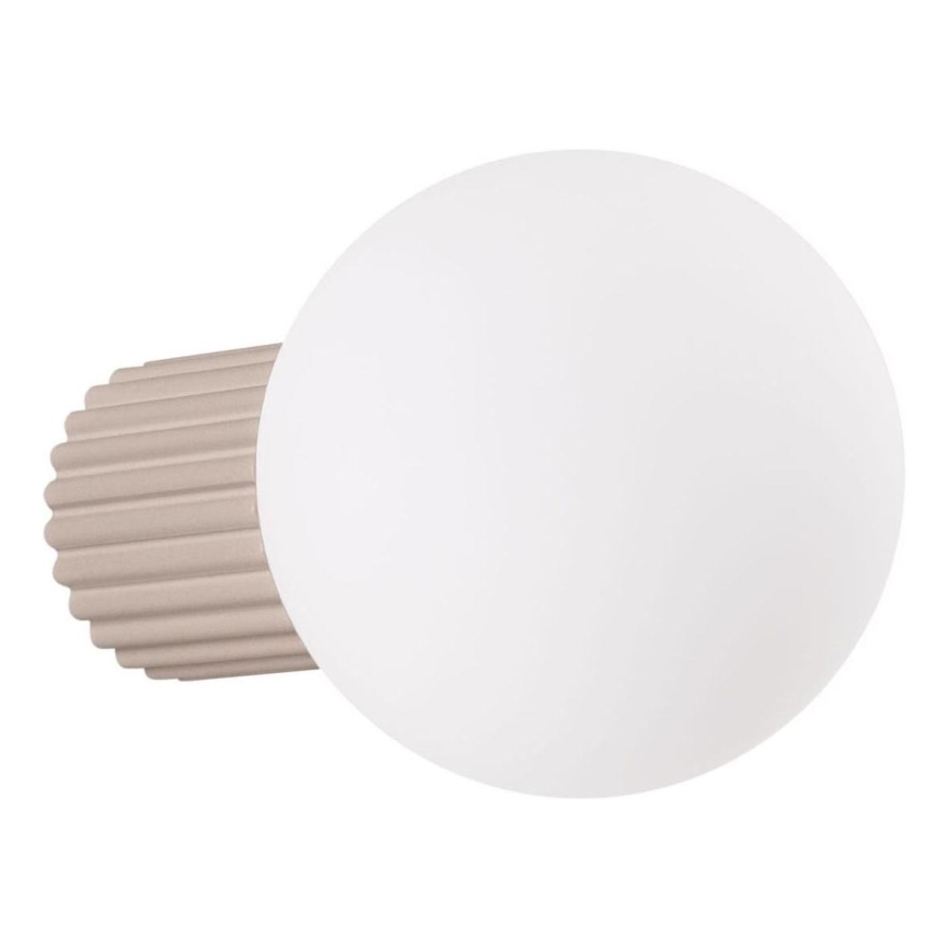 Επιτοίχιο φωτιστικό μπάνιου HALO 1xG9/8W/230V διάμετρος 12 cm IP44 μπεζ
