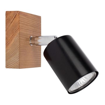 Επιτοίχιο φωτιστικό σημείου MANARA 1xGU10/5W/230V πεύκο