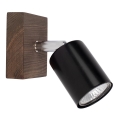Επιτοίχιο φωτιστικό σημείου MANARA 1xGU10/5W/230V πεύκο