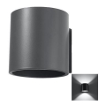 Επιτοίχιο φωτιστικό σημείου ORBIS 1 1xG9/40W/230V ανθρακί