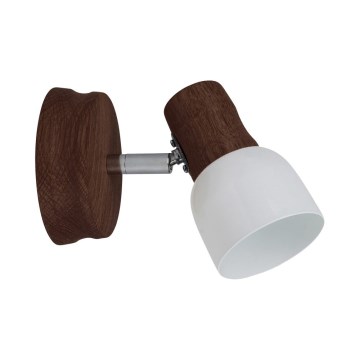 Επιτοίχιο φωτιστικό σημείου SVANTJE 1xE14/40W/230V οξιά