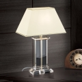 Επιτραπέζια κρυστάλλινη λάμπα VERONIQUE 1xE27/60W/230V κρεμ/διαφανής