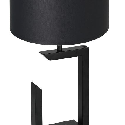 Επιτραπέζια λάμπα 1xE27/60W/230V 45 cm μαύρο/λευκό