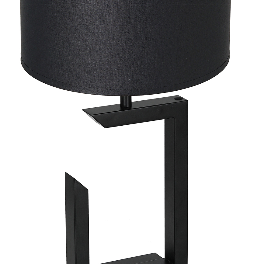 Επιτραπέζια λάμπα 1xE27/60W/230V 45 cm μαύρο/λευκό