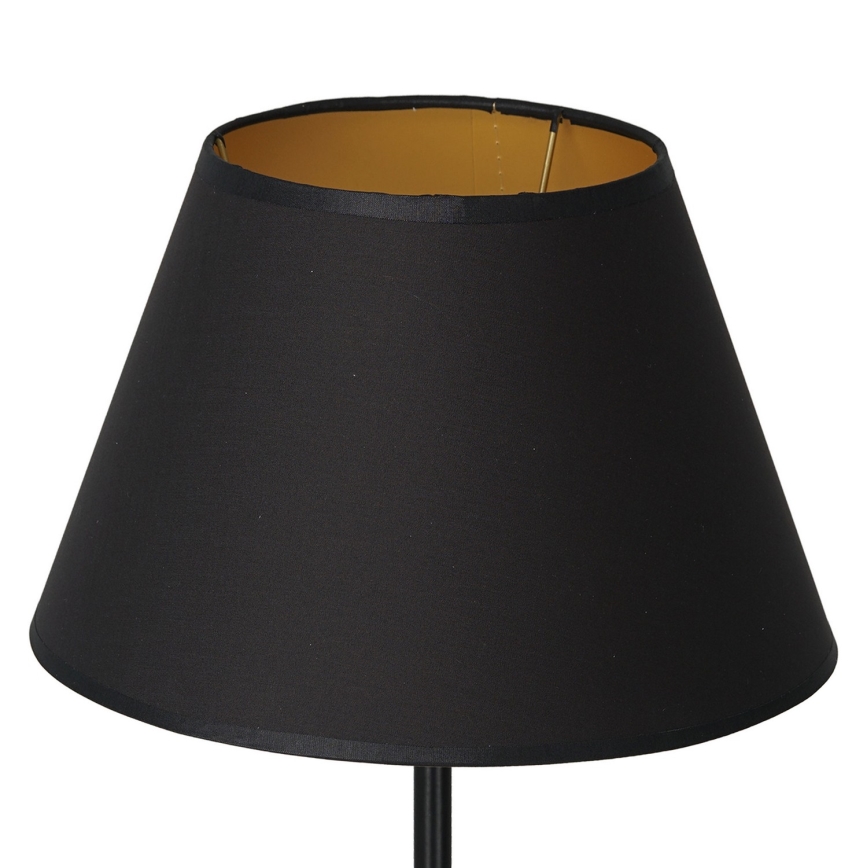 Επιτραπέζια λάμπα ARDEN 1xE27/60W/230V d. 30 cm μαύρο/χρυσό