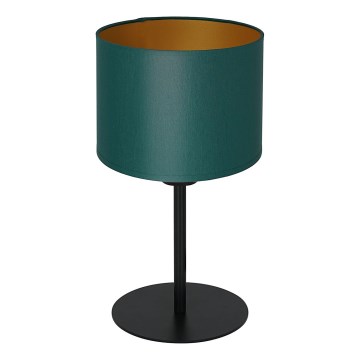 Επιτραπέζια λάμπα ARDEN 1xE27/60W/230V διάμετρος 18 cm πράσινο/χρυσαφί