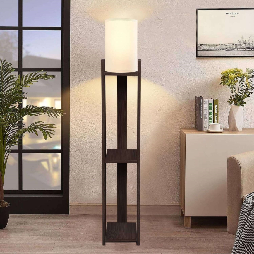 Επιτραπέζια Λάμπα AYD 1xE27/40W/230V καφέ/κρεμ