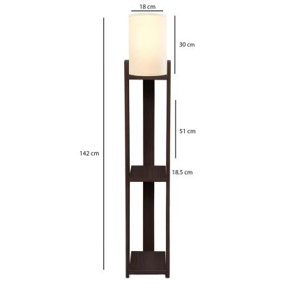 Επιτραπέζια Λάμπα AYD 1xE27/40W/230V καφέ/κρεμ