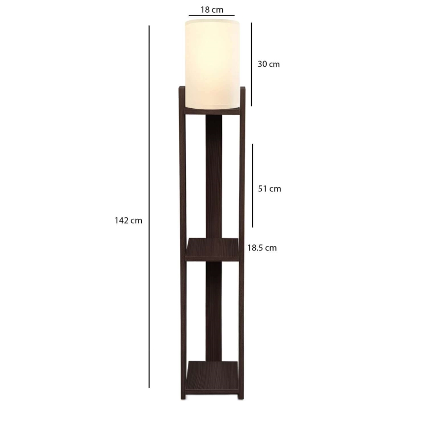 Επιτραπέζια Λάμπα AYD 1xE27/40W/230V καφέ/κρεμ