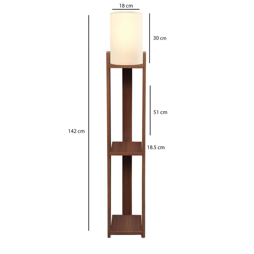 Επιτραπέζια Λάμπα AYD 1xE27/40W/230V καφέ/κρεμ