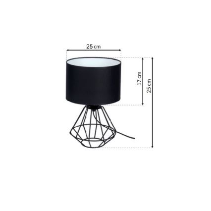 Επιτραπέζια λάμπα COLIN 1xE27/60W/230V