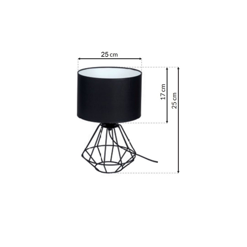 Επιτραπέζια λάμπα COLIN 1xE27/60W/230V