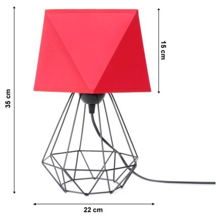 Επιτραπέζια λάμπα DIAMENT 1xE27/60W/230V