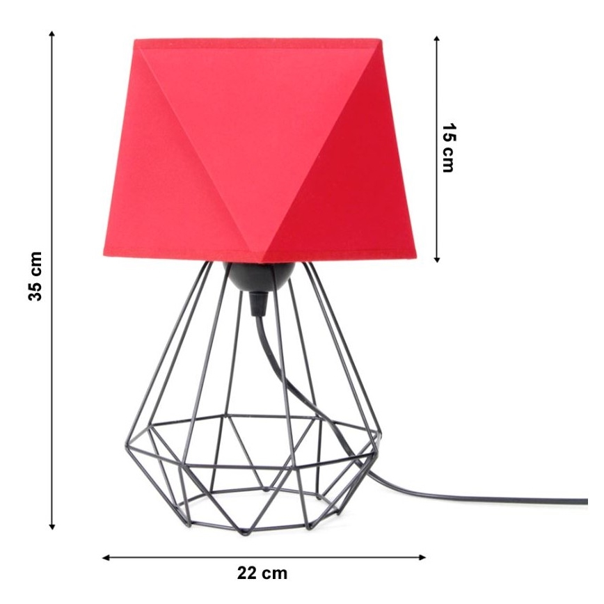 Επιτραπέζια λάμπα DIAMENT 1xE27/60W/230V
