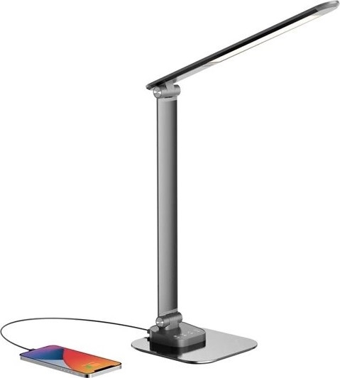 Επιτραπέζια λάμπα dimming LED with USB LED/7,5W/230V 3000K/4000K/5500K ανθρακί