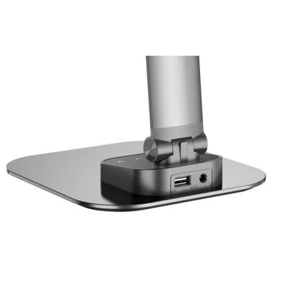 Επιτραπέζια λάμπα dimming LED with USB LED/7,5W/230V 3000K/4000K/5500K ανθρακί