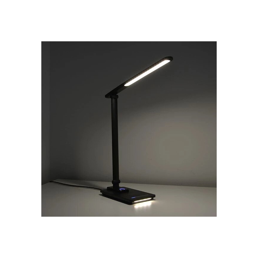 Επιτραπέζια λάμπα dimming LED with USB LED/9W/230V 3000K/4000K/5500K μαύρο