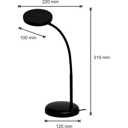 Επιτραπέζια λάμπα LED  ANITA LED/6W/230V