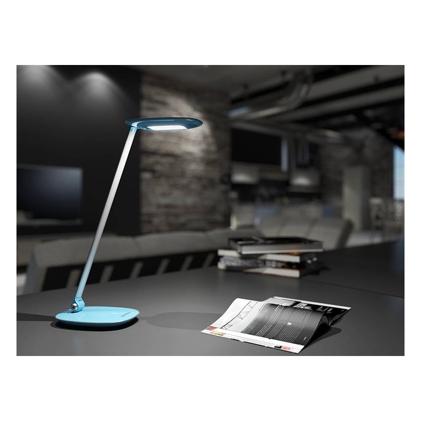 Επιτραπέζια λάμπα LED Dimmable με USB MOANA LED/6W/230V ροζ