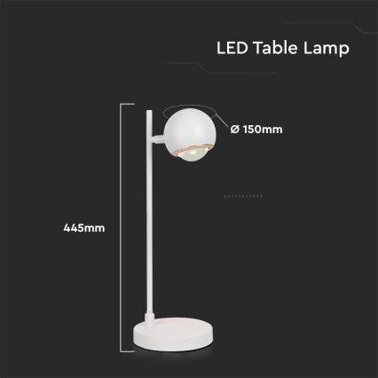 Επιτραπέζια λάμπα LED LED/5W/230V 3000K λευκό