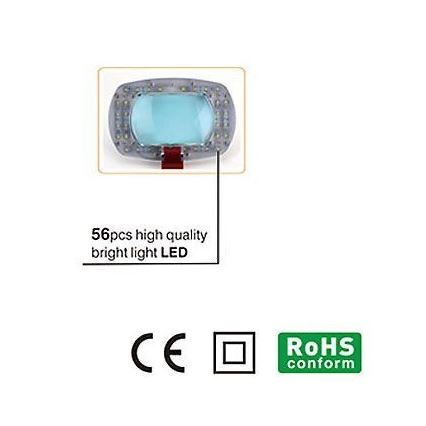 Επιτραπέζια λάμπα LED με μεγενθυντκό φακό LED/7W/230V 6500K λευκό