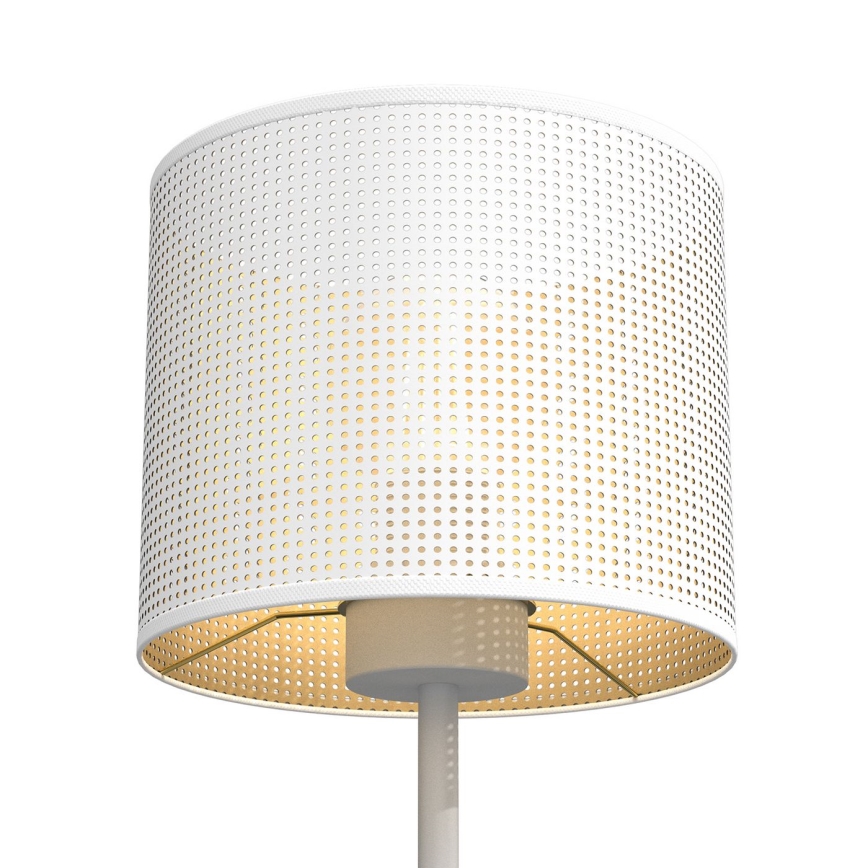 Επιτραπέζια λάμπα LOFT SHADE 1xE27/60W/230V διάμετρος 18 cm λευκό/χρυσαφί