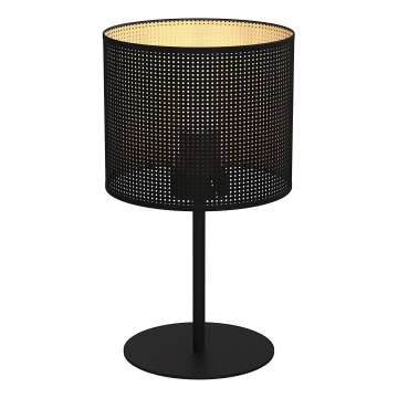 Επιτραπέζια λάμπα LOFT SHADE 1xE27/60W/230V διάμετρος 18 cm μαύρο/χρυσαφί