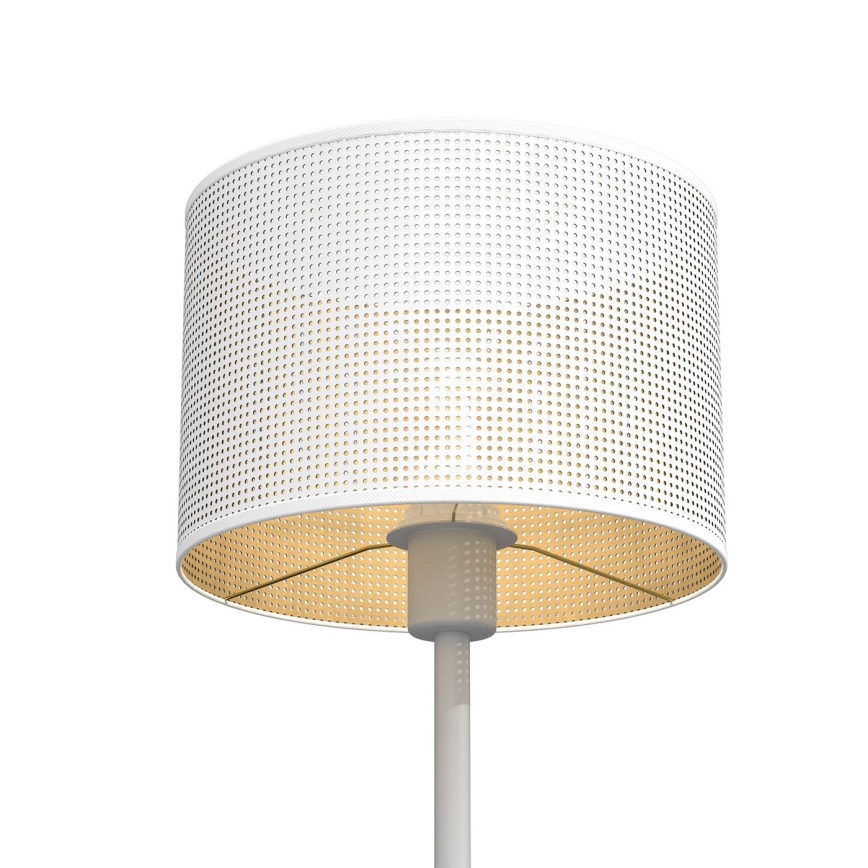 Επιτραπέζια λάμπα LOFT SHADE 1xE27/60W/230V διάμετρος 25 cm λευκό/χρυσαφί