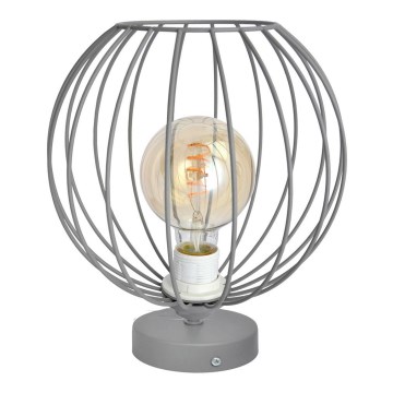 Επιτραπέζια λάμπα MERCURE 1xE27/15W/230V γκρι