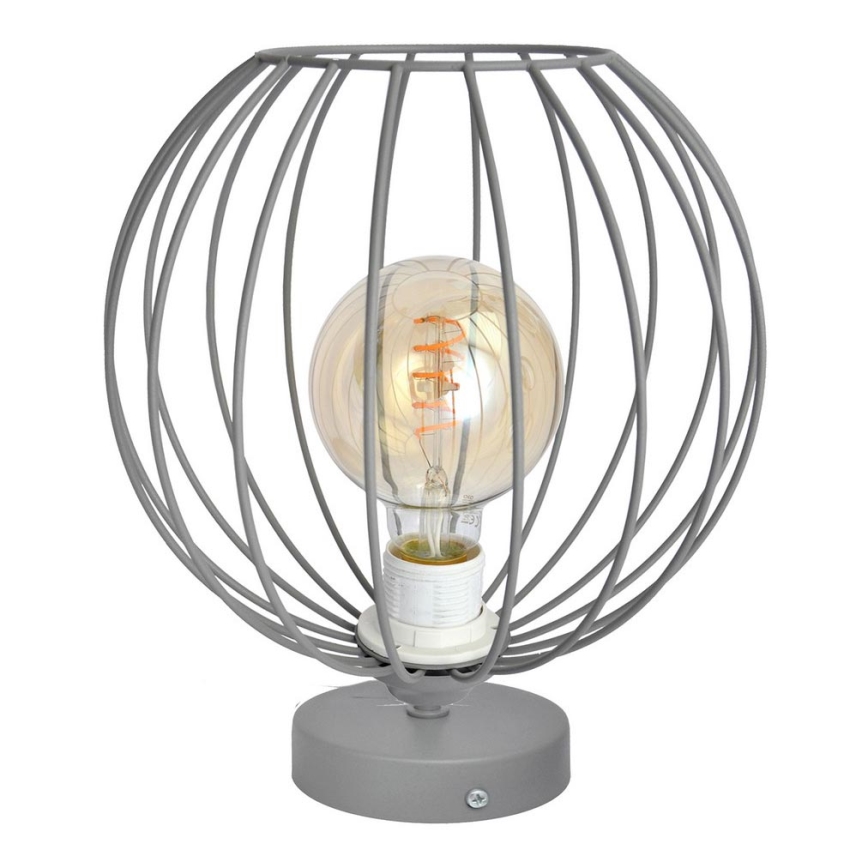 Επιτραπέζια λάμπα MERCURE 1xE27/15W/230V γκρι