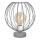 Επιτραπέζια λάμπα MERCURE 1xE27/15W/230V γκρι