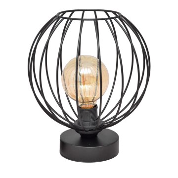 Επιτραπέζια λάμπα MERCURE 1xE27/15W/230V μαύρο