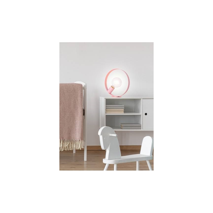 Επιτραπέζια λάμπα NEXO 1xE27/40W/230V ροζ