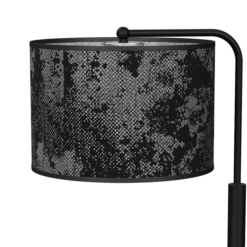 Επιτραπέζια λάμπα SATINO 1xE27/60W/230V μαύρο/γκρι