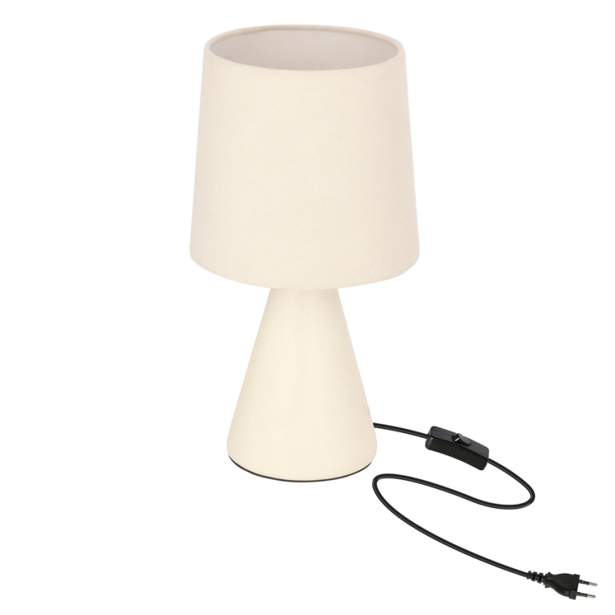 Επιτραπέζια λάμπα SATTI 1xE14/40W/230V κρέμα