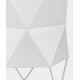 Επιτραπέζια λάμπα SIRO 1xE27/15W/230V λευκό/ασημί