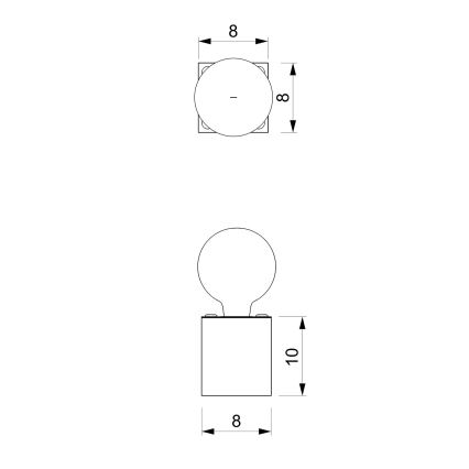 Επιτραπέζια λάμπα SODER 1xE27/60W/230V