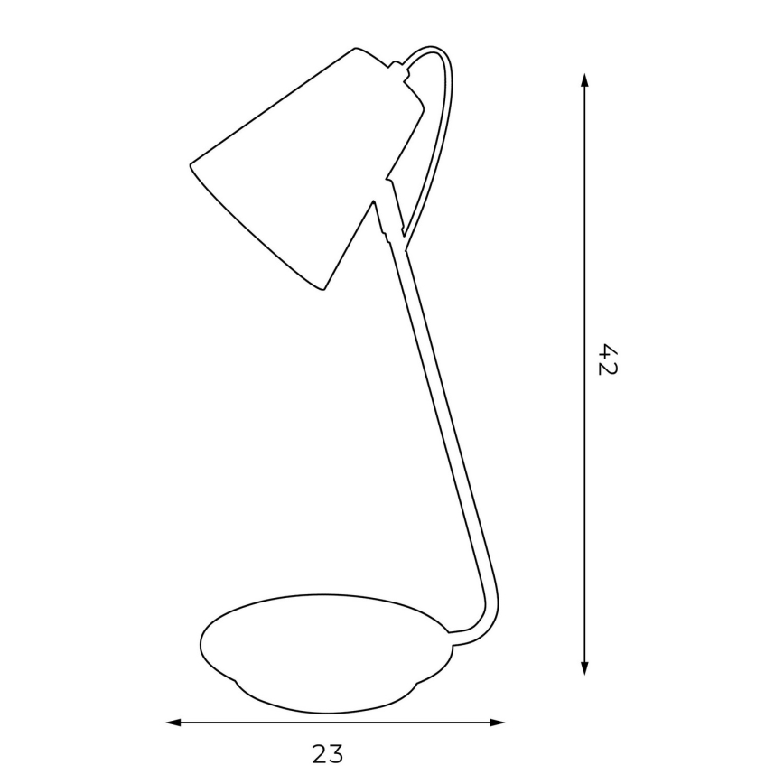 Επιτραπέζια λάμπα TABLE LAMPS 1xE27/60W/230V