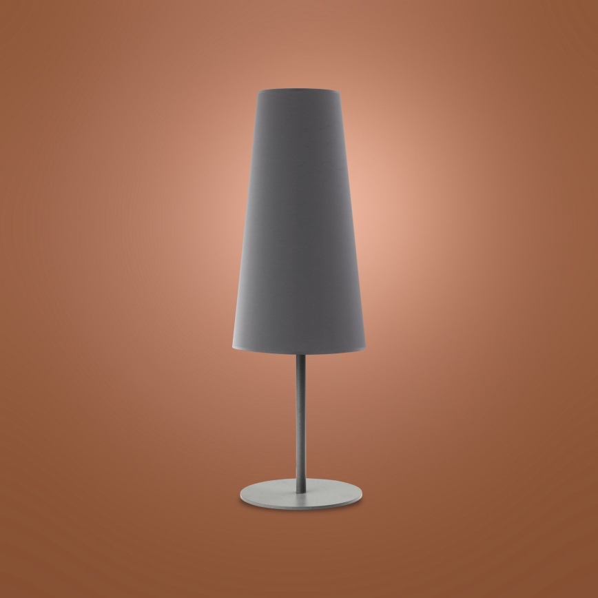 Επιτραπέζια λάμπα UMBRELLA 1xE27/15W/230V γκρι