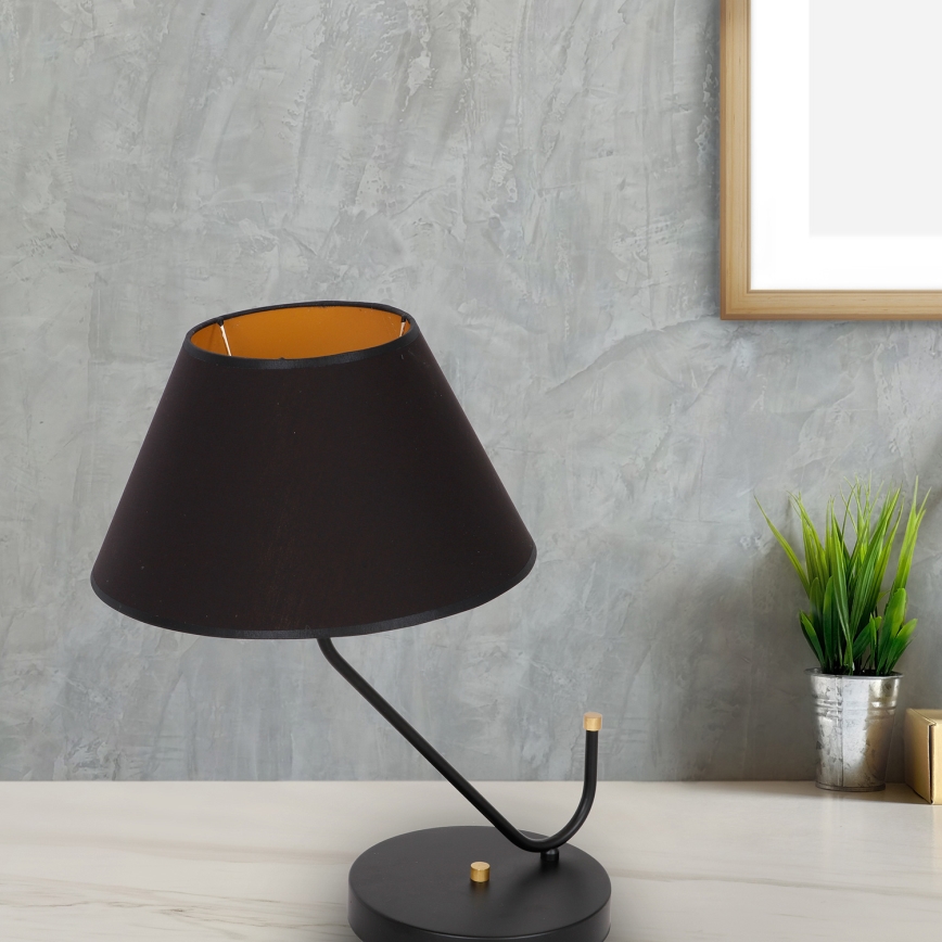 Επιτραπέζια λάμπα VICTORIA 1xE27/60W/230V μαύρο