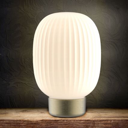 Επιτραπέζια λάμπα αφής dimming LED LATTE LED/1,8W/5V USB 2000 mAh χρυσό/λευκό