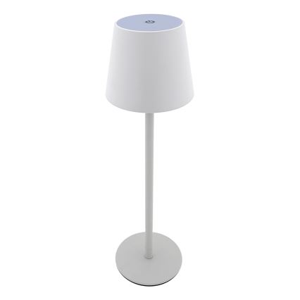 Επιτραπέζια λάμπα αφής dimming LED LED/5W/5V USB 1200 mAh λευκό