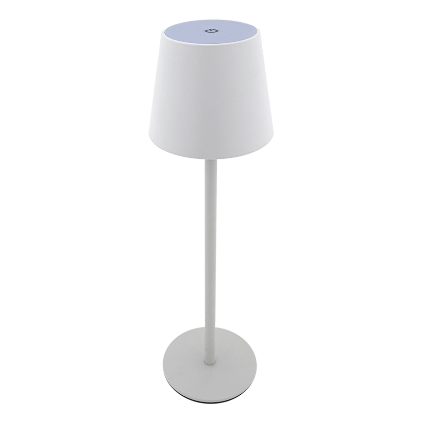 Επιτραπέζια λάμπα αφής dimming LED LED/5W/5V USB 1200 mAh λευκό