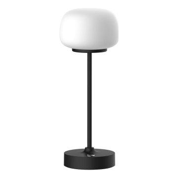 Επιτραπέζια λάμπα αφής dimming LED RIMINI LED/2W/5V USB 2000 mAh μαύρο/λευκό