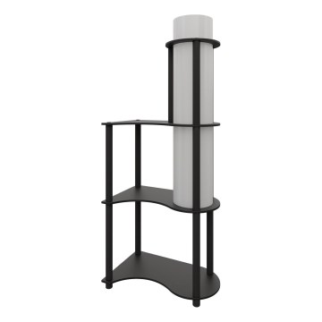 Επιτραπέζια λάμπα με ράφια NOTO 1xE27/40W/230V μαύρη