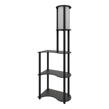 Επιτραπέζια λάμπα με ράφια NOTO 1xE27/40W/230V μαύρη