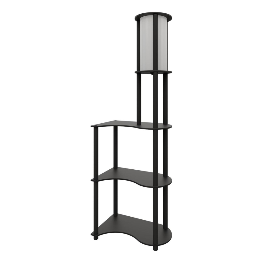 Επιτραπέζια λάμπα με ράφια NOTO 1xE27/40W/230V μαύρη
