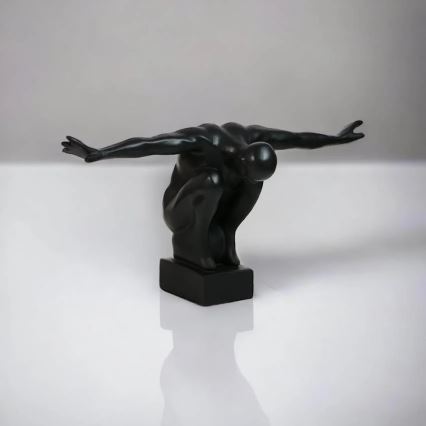 Επιτραπέζιο διακοσμητικό 25x41x20 cm ρητίνη/μαύρο