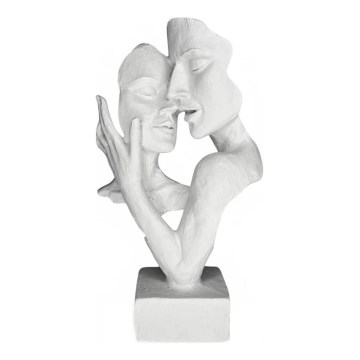 Επιτραπέζιο διακοσμητικό 29x9x17 cm ρητίνη/λευκό