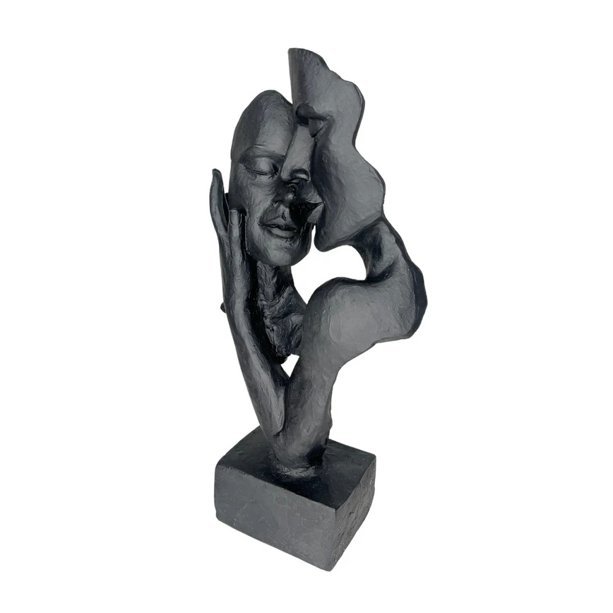 Επιτραπέζιο διακοσμητικό 29x9x17 cm ρητίνη/μαύρο
